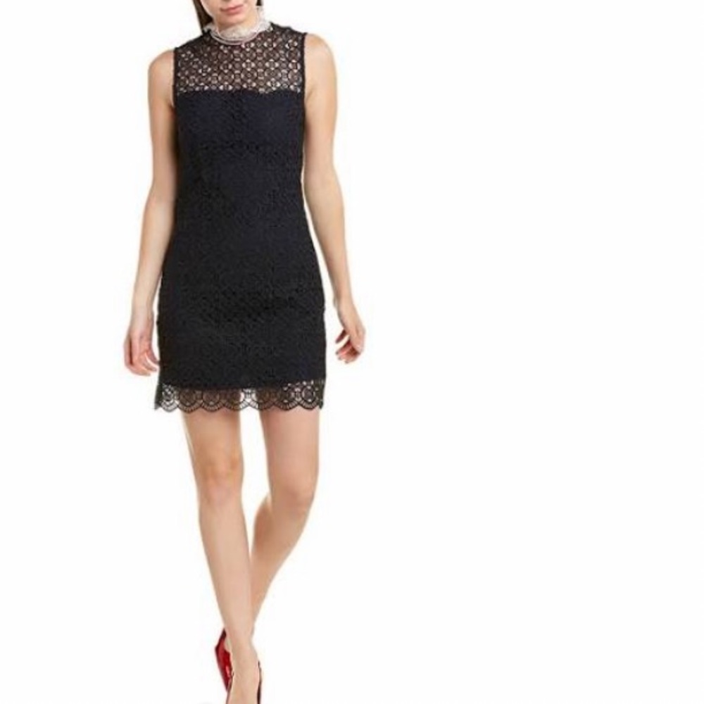 Sandro Paris New Dovera Lace Shirt Dress sz 2/4